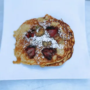 Strawberry pancakes / $9.50