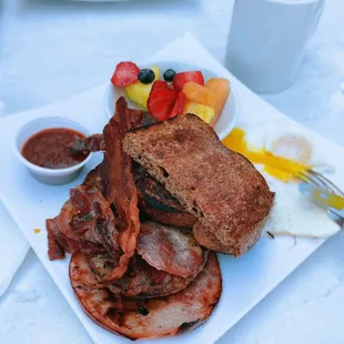 Power breakfast (includes coffee) / $13.95