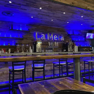 A beautiful bar