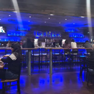 This is the bar area. The rest of the restaurant takes up the majority of space but here is some of the tastier eye candy