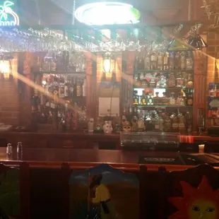 They have a fabulous bar with a great selection. They also have drinks specials!!! :)