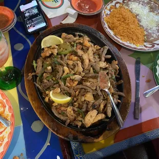 Fajitas for 2. But more like 4 and still have left overs.