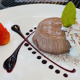 Chocolate panna cotta