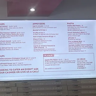 More menu