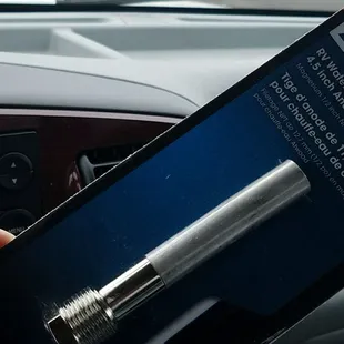 Atwood anode rod, that my 6 gallon water heater doesn't need. Returned no problem.