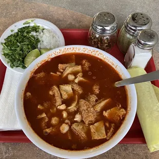 Menudo! Missing only the (pata) but delicious!