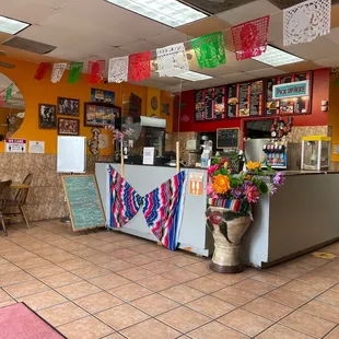 Inside of La Mexican Fiesta...always clean