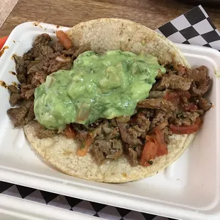 Carne asada taco