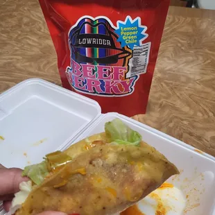 My taco runneth over! Great spot for call-in, indoor, and outdoor seating.