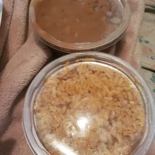 Side of rice abd beans.