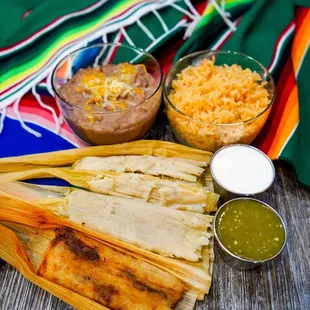 Introducing, delicious Tamales! Now available at @lamexicanagrill 
 Order online and skip the line at www.lamexicanagrill.com