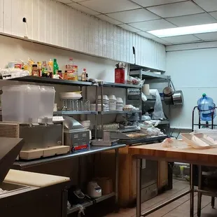a view of the kitchen