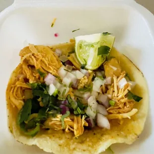 Shredded Chicken Tacos