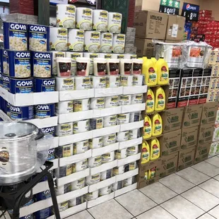 a variety of food items