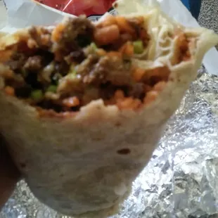 Bomb carne asada burritos and the lady in the back is nice.The meat is always fresh.