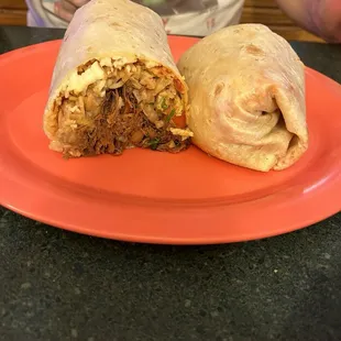 Burrito with Barbacoa