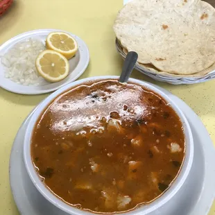 Menudo and Corn Tortillas