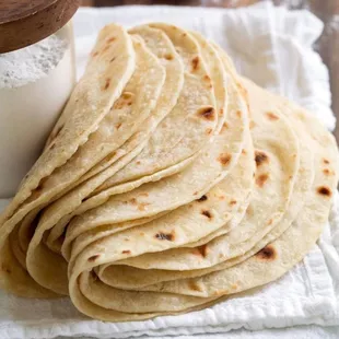 Handmade our own FLOUR TORTILLAS