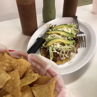 The sopes here are a good choice packed with flavor.