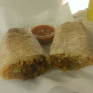 "small" burrito - $5