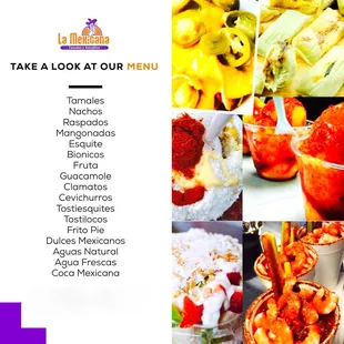 take a look at our menu