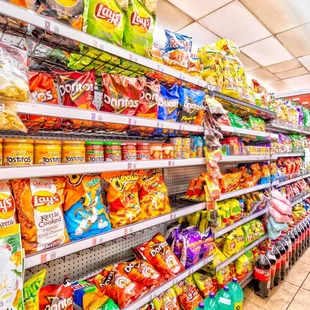 a variety of snacks