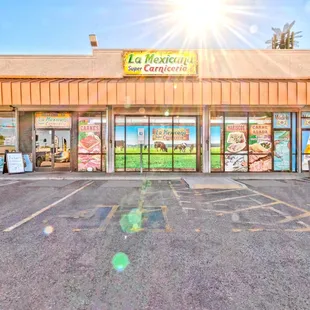 the front of the store