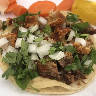 Chicharron tacos!