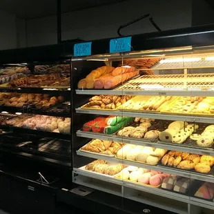 a variety of baked goods