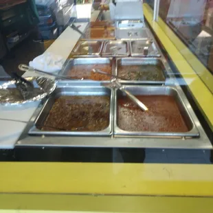 Huge choice of tasty meats to pick from