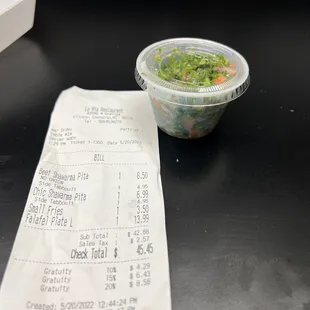 Side of tabouli