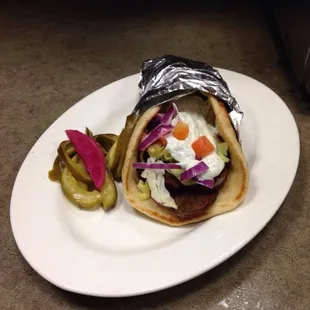Lamb gyro alacarte