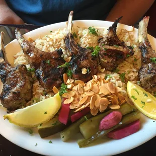 Delicious lamb chops