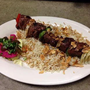 Beef Kabob Sandwich