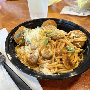 Spaghetti meetballs