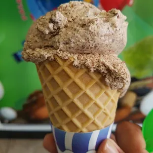 Abuelita waffle cone