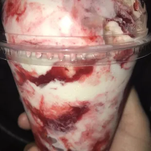 strawberry cheesecake Yum!