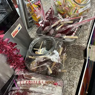  lollipops and candy