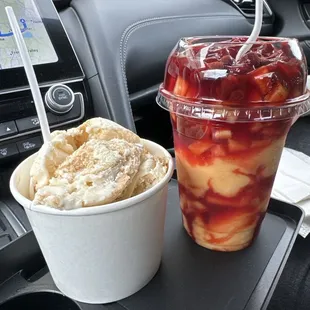 Bomb magonada and best tres leches ice cream ever