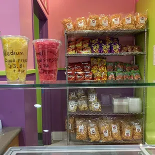 Chicharrones// Takis// chips etc