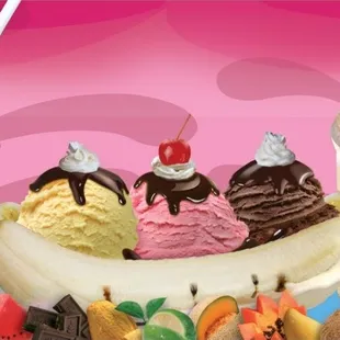 Biggest banana splits in town
