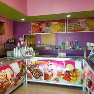 This location is the nicest and cleanest michoacana I've been to