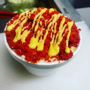 Elote con HotCheetos