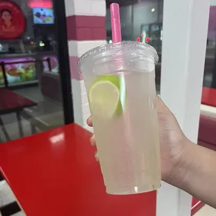 Large Aguas Frescas de limón