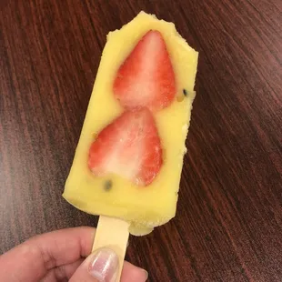 Passion fruit popsicle $2.20