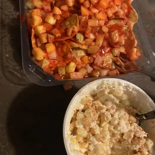 Elote en vaso and Grande Tostilocos