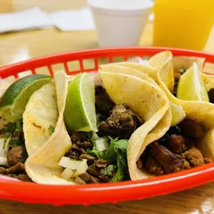 Tacos Carne Asada &amp; Al Pastor