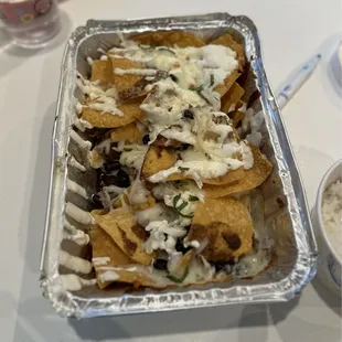 Plain nachos