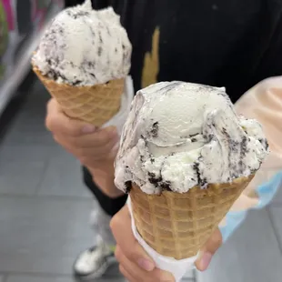 Oreo on Waffle Cone