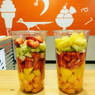 Freshly Cut Fruit Cups Everyday
